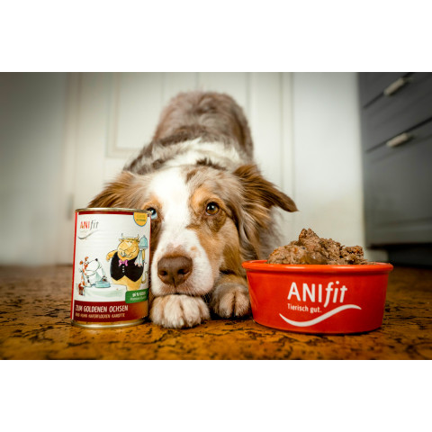 Dog Accessories Wet pet food To the Golden Ox (Zum Goldenen Ochsen) 200g 6 Piece -5- Anifit