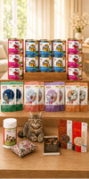 Katze Nassfutter Kitten Futter-Paket 200g 1 Paket mit verschiedenen Sorten für Kitten Anifit