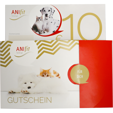 Hund Provital Werbematerial Zubehör Anifit 10 EUR Gutschein 1 Stück -3- Anifit