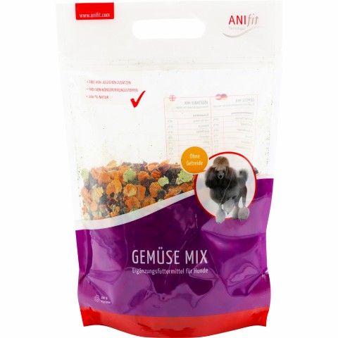Dog Accessories B.A.R.F. Flakes Vegetable-Mix (Gemüse-Mix) 650g 1 Piece -1- Anifit